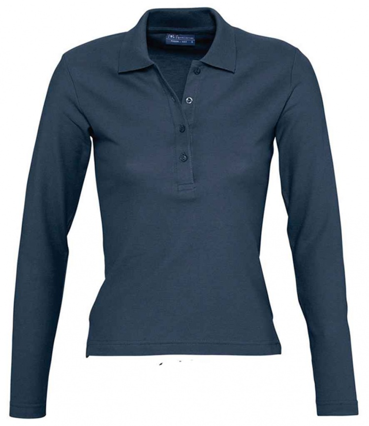 SOL'S 11317  Ladies Podium Long Sleeve Cotton Piqu Polo Shirt